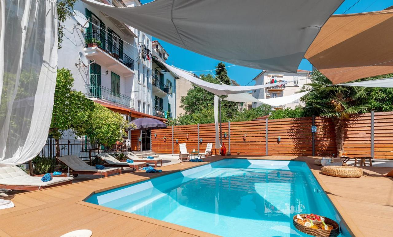 Evala Luxury Rooms With Pool And Garden Split Exterior foto